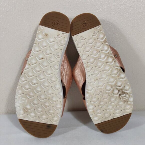 🌺 Bundle Only 🌺 UGG Bronze Leather Sandals - 8.5 - Picture 3 of 4